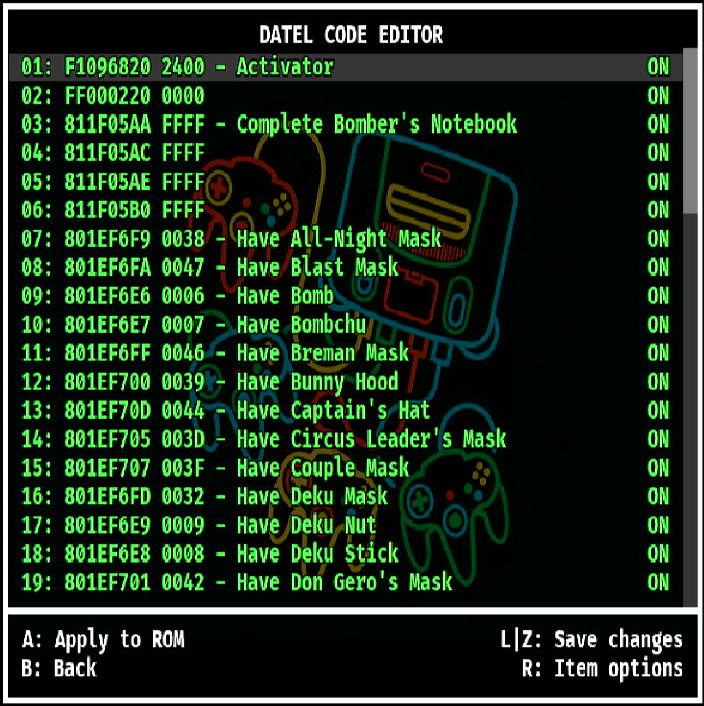 MM Datel Code Editor